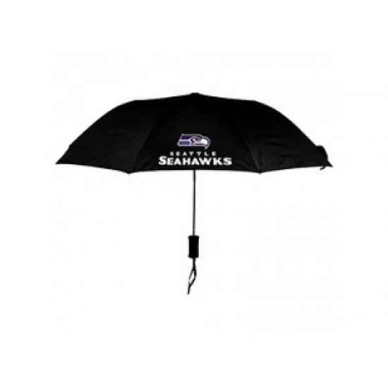 NFL Seattle Seahawks Folding Umbrella Black